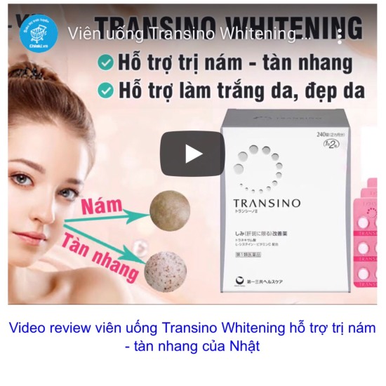 Viên uống transino 240v nhật bản đánh bay nám tàn nhang trắng da hiệu quả - ảnh sản phẩm 7