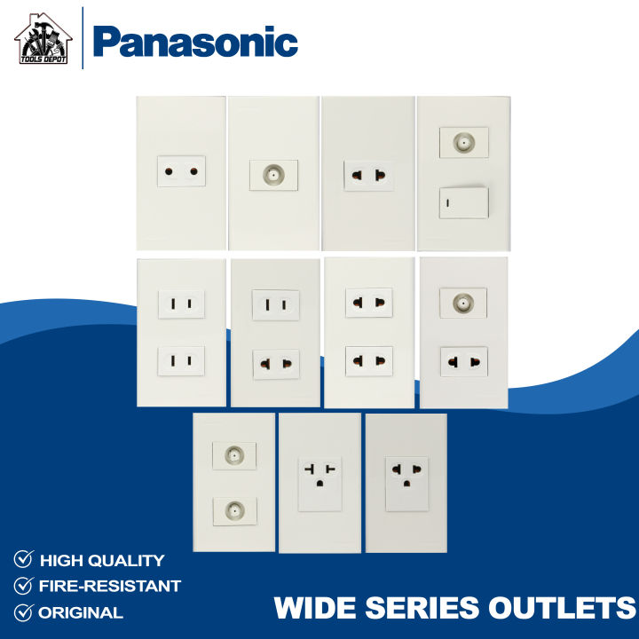 Original Panasonic Outlets Set Wide Series Lazada PH
