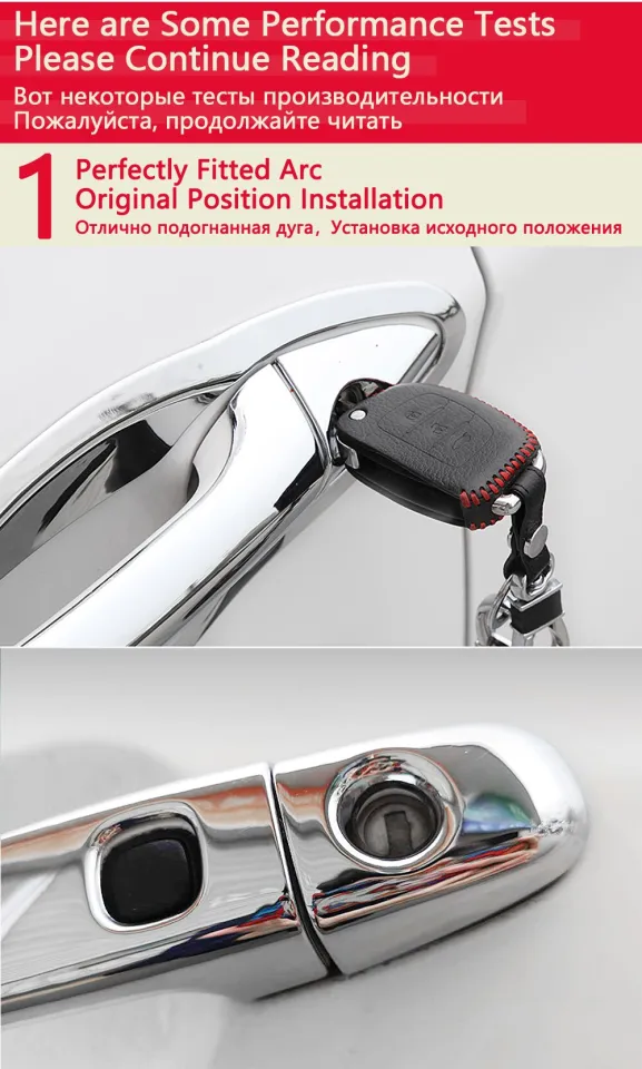 For KIA Sportage MK3 SL 2011 2012 2013 2014 2015 Chrome Door Handle Cover  Exterior Trim Catch Car Cap Stickers Accessories ABS
