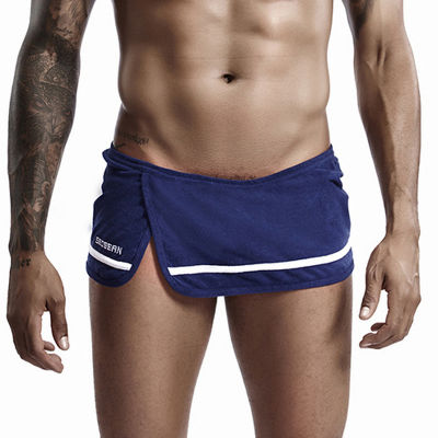 Men Casual Shorts Bugle Pouch Boxer Shorts Sports Gym Jogging Training Pants Quick Dry Shorts Sleep Bottoms Beachwear Plus Size