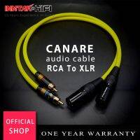 【YF】 1Pair Yellow CANARE Professional Audio RCA - XLR Cable / 3Pin to HIFI For Amplifier DAC TV 0.2M- 5M NO1076