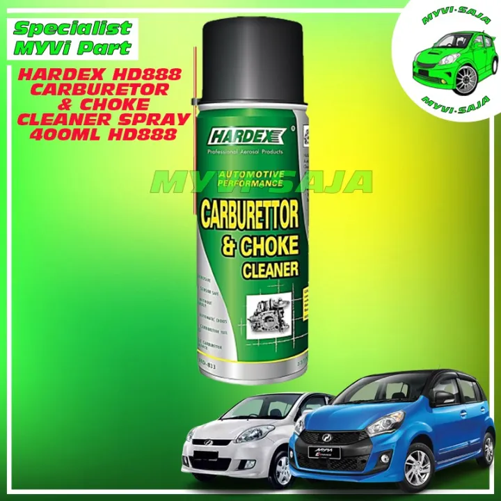 HARDEX HD888 CARBURETOR & CHOKE CLEANER SPRAY 400ML HD888 Lazada