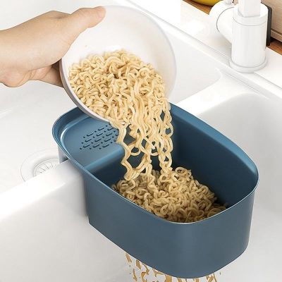 【CC】 Sink Strainer Filter Food Vegetable Stopper Drain Colander Basket Anti-Blocking Household Gadgets