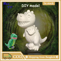 Rex TT Dinosaur white model DIY doodle can not break doll piggy bank coloring toy ornament gift