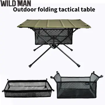 Outdoor Folding Net Bag Picnic Under Table Storage Hanging Pocket for Desk  Box Tripod Organizer Mesh