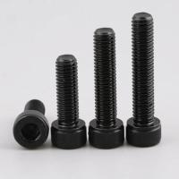 2 Pcs M6x (6mm-65mm Panjang) Tangan Kiri Reverse Hex Socket cap Kepala Allen Sekrup Hexagon Baut sekrup Kiri hitam 12.9G