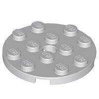 LEGO Part 60474 Plate, Round 4 x 4 with Hole