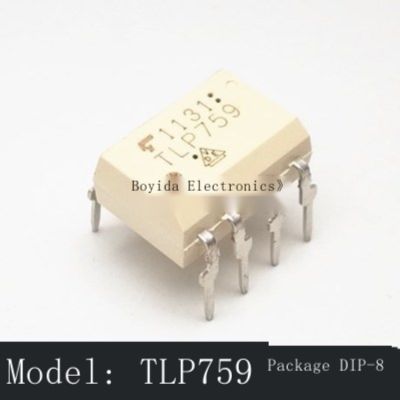 10Pcs ใหม่นำเข้า TLP759 DIP-8ปลั๊กตรง TLP759F1ความเร็วสูง Optocoupler Optocoupler