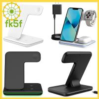 FK5F 3In1อุปกรณ์อิเล็กทรอนิกส์สำหรับผู้บริโภคที่ชาร์จที่ชาร์จแบบไร้สายแท่นชาร์จตัวยึดสำหรับชาร์จสำหรับนาฬิกา