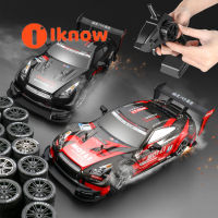 I Know RC 2.4G RC รถ,4WD ความเร็วสูง Drift,ของเล่นรถเด็กผู้ชาย,1:16 Charge Racing Sports Car GTR