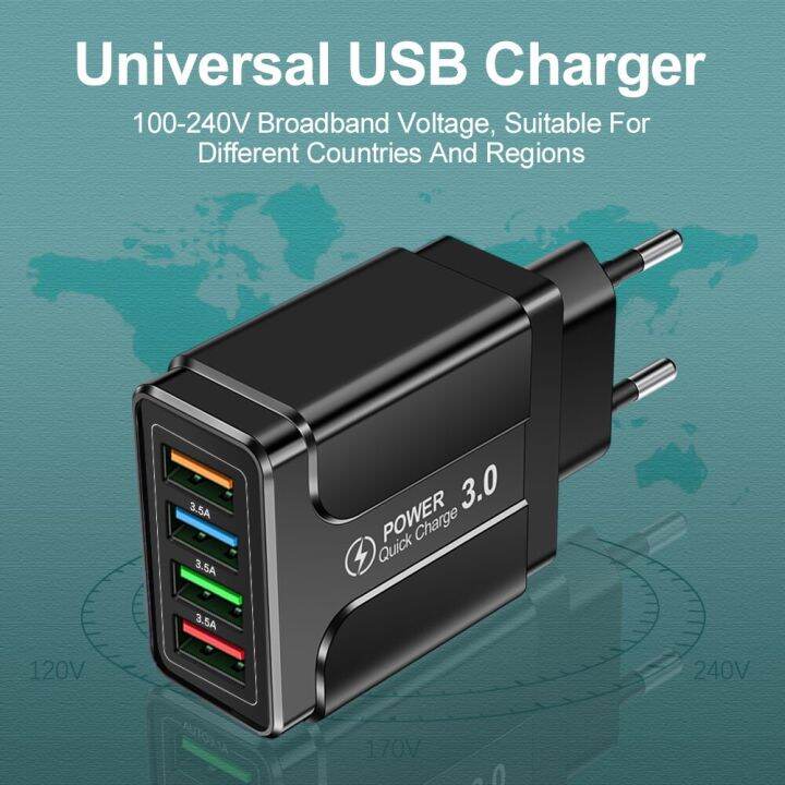 5-1a-อะแดปเตอร์ติดผนังชาร์จเร็วเครื่องชาร์จ-usb-ที่รวดเร็ว48w-ใช้ได้ทั่วโลก4-0-3-0สำหรับการชาร์จเร็วขนาด13-12โทรศัพท์มือถือ