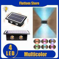 2023Strong Brightness Solar LED Wall Light Outdoor Waterproof Garden Home Decor Light Balcony Courtyard Street Outdoor Wall Lamp