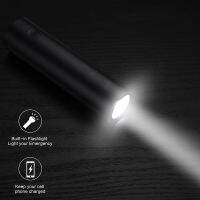 with Flashlight 5000 Ma An with Cable Mini Small Lipstick Creative Girls Ultra-Thin Portable Mobile Power Supply Suitable for Small Emergency Pocket Treasure Multi-Functional Outdoor Strong Light Flashlight