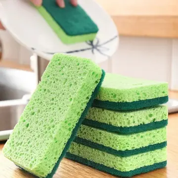 Multifunctional Cleaning Sponge, Double-sided Scouring Pad For