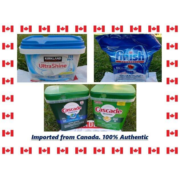 80 to 119 Pacs Kirkland, Finish, Cascade Dishwasher Detergent Pacs