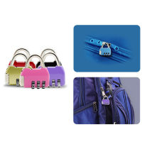 Travel Password Lock 3 Digit Code Lock Password Lock 3 Digit Code Lock Zinc Alloy Lock Backpack Lock Luggage Case Padlock New Style Lock Travel Password Lock Carrying Luggage Case Backpack Lock Backpack Lock Padlock Black Password Lock