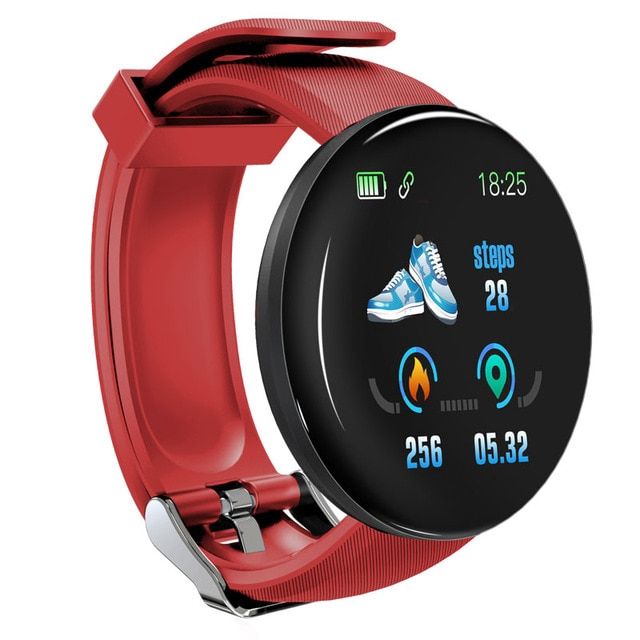 สมาร์ทดู-d18-ออกกำลังกายนาฬิกา-heart-rate-monitor-ความดันโลหิตออกซิเจนวัดกันน้ำ-smart-watch