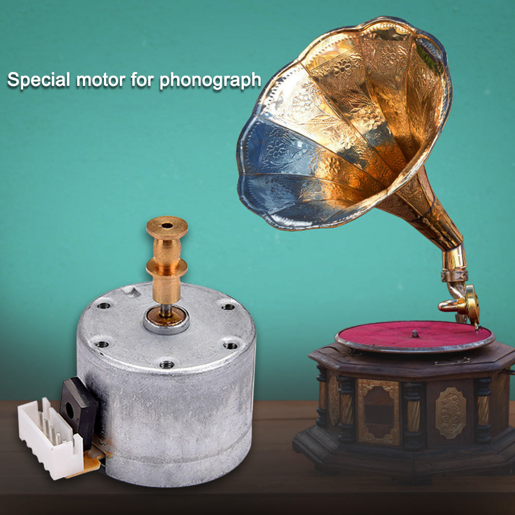 6-12V Motor Hardware for Gramophone Phonograph Vinyl Record Players