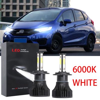 New ชุดหลอดไฟหน้าฮาโลเจน LED 6000K 2015-2020 2018 2017 แบบเปลี่ยน สําหรับ Honda Jazz GK 3rd Gen 2015-2020