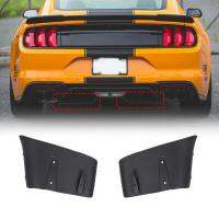 1คู่กันชนหลัง Lip Air Diffuser Valance ฟอยล์ชุด ABS สำหรับ Ford สำหรับ Mustang 2018 2019 GT R สไตล์รถภายนอก Parts