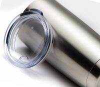 Stainless steel tumbler clear lid แก้วน้ำสแตนเลสฝาใส แก้วน้ำสแตนเลส แก้วกาแฟร้อน แก้วเก็บเย็น แก้วกาแฟ แก้วน้ำพกพา แก้วน้ำ แก้วเบียร์ ขนาด 20oz T1273