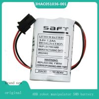 2023 (Gratis Ongkir) อย่างประณีต3HAC051036-001 3.6V ใหม่เหมาะสำหรับหุ่นยนต์ ABB แบตเตอรี่ IRB120 SMB 7.2Ah