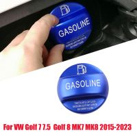 Aluminum Gasoline Fuel Tank Caps Trim for VW Golf 7 7.5 Golf 8 MK7 MK8 2015-2023 Gasoline Decoration Oil Filler Cover