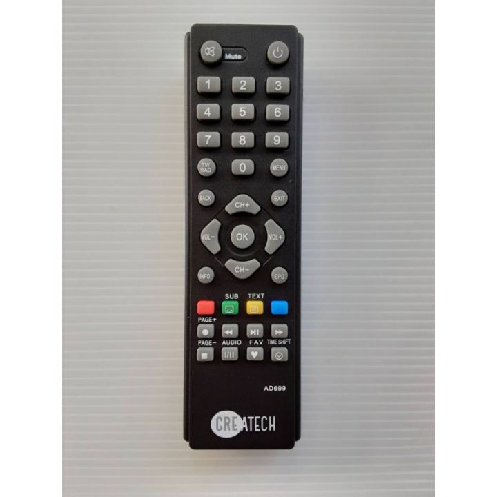 remote-tv-createch-รีโมทคอนโทรล-กล่องทีวีดาวเทียม-ครีเอเทค-รีโมทแอร์-รีโมท-รีโมททีวี-รีโมด