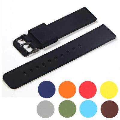 14mm 16mm 18mm 20mm 22mm  Silicone Band Release Watchband for 2 Huami