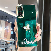 เคสโทรศัพท์สำหรับ OPPO A17 A17K ผีเสื้อเพชร