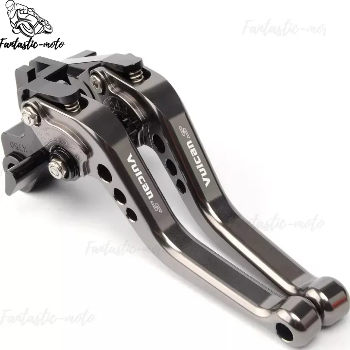 Short Clutch Brake Levers CNC Adjustable For KAWASAKI VULCAN S 650 2015