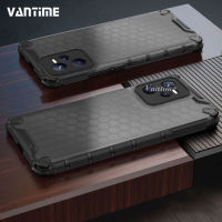 Vantime สำหรับ Realme C35 รังผึ้งเคสมือถือกันกระแทกโปร่งแสงกลับ