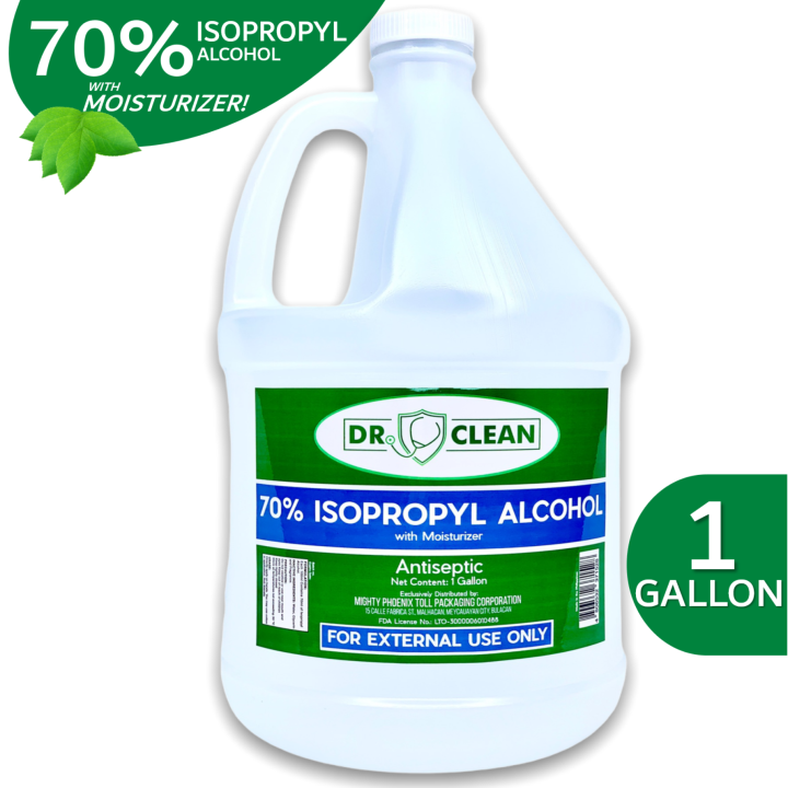 Dr. Clean Isopropyl Alcohol 70% with Moisturizer - Dr.Clean GALLON