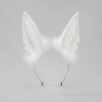 Women Animal Wolf Ears Headdress Plush Hairband Furry Lolita Headband Anime for Halloween Christmas Cosplay Accessories