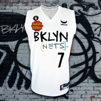 คุณภาพสูง เสื้อบาส เสื้อบาสเกตบอล NBA ทีม Brooklyn Nets เสื้อทีม บรู็คลิน เน็ตส์ BK0131 รุ่น City Edition Kevin Durant 7 ไซส์ S-3XL