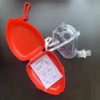 Resuscitator Hard Case Practical Professional Easy Carry CPR Emergency Face Shield Security Isolation for Medical Training