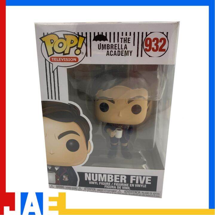 FUNKO POP THE UMBRELLA ACADEMY NUMBER FIVE #932 New in Box 100