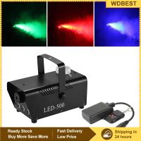 เครื่องหมอกควัน WDBEST 500W เอฟเฟกต์ไฟ LED RGD เวทีรีโมทไร้สาย