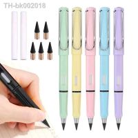 ○ 8Pcs/Lot Eternal Pencil with Eraser HB Unlimited Writing Pencils School Sketch Painting Design Tools Student Stationery Supplies