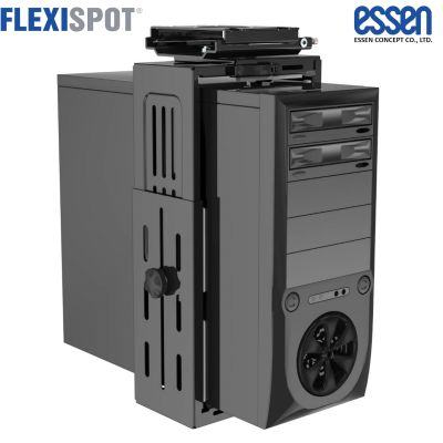 FlexiSpot by Essen ที่วางเครื่อง CPU สำหรับยึดติดใต้โต๊ะ รุ่น CH1 - สีดำ