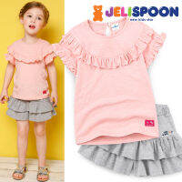 [JELISPOON] เสื้อยืด + กระโปรงน่ารักเท่ๆ สำหรับเด็กผู้หญิง [Korea brand] T-shirt + Pants Set / สไตล์ NO. JTPGSE03