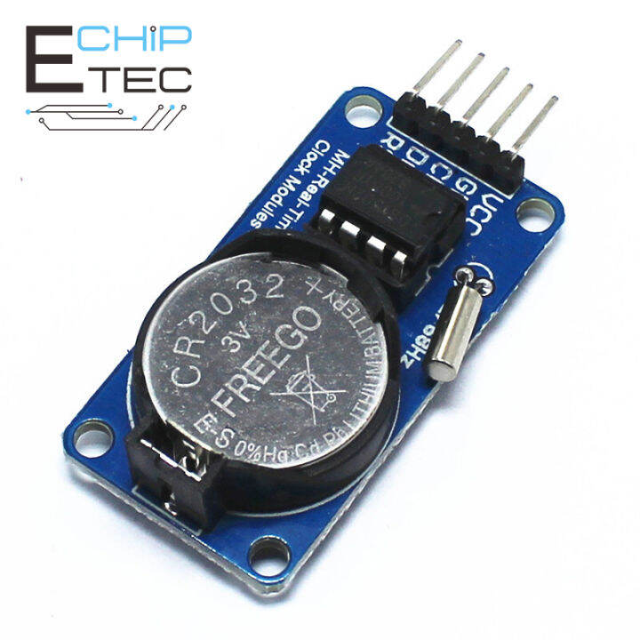 RTC DS1302 Real Time Clock Module for ARM PIC AVR SMD for Arduino ...