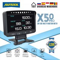 AUTOOL X50 Pro OBD2 On-board Computer Car Head Up Display Car Digital Computer Speed Meter OBD2 Scanner OBD HUD Speed Display