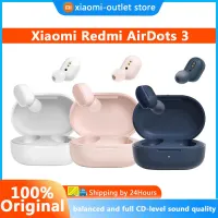 Redmi Airdots 3หูฟังไฮบริด Vocalism ไร้สายบลูทูธ5.2 Mi ชุดหูฟัง True Wireless คุณภาพเสียงระดับ CD