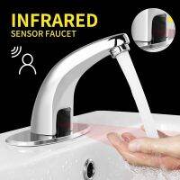 TMAllก๊อกน้ำอัตโนมัติ ชิ้น[Faucet ]แฮนด์ฟรีอัตโนมัติเซ็นเซอร์ก๊อกน้ำห้องน้ำอ่างล้างหน้าก๊อกน้ำเย็นน้ำแตะอ่างล้างจานแตะบ้านห้องน้ำอุปกร