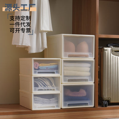 Spot parcel post Large and Small Drop-Resistant Plastic Drawer Bedroom Storage Cabinet Factory Direct Sales Multi-Functional New Transparent Finishing Cabinet