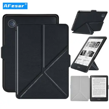 Sleep/Wake] All-new 2021 Kobo Sage Case 8-inches e-Book Readers Fashion  Painted TPU Transformer Flip Stand Solid Color eReader Skin Protection Cover