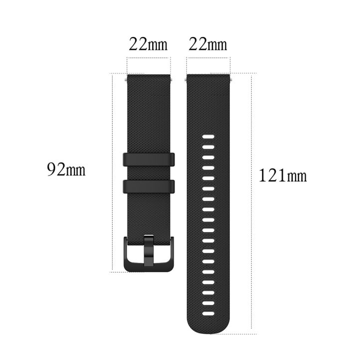 ซิลิโคนที่มีสีสัน-watchband-รูปแบบคาร์บอนไฟเบอร์สายรัดข้อมือสายคล้องข้อมือ22มม-สำหรับ-xiao-mi-นาฬิกา-s1สี