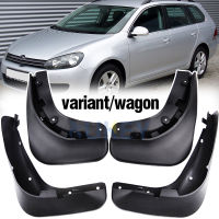 ชุดด้านหน้าด้านหลังสำหรับ VW Golf 6 MK6 VI Variant Estate Vento Wagon Jetta SportWagen Mud Flaps Mudflaps Splash Guards Mudguards