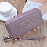 Long Womens Wallet Female Purses Tassel Coin Purse Card Holder Wallets Double Zipper Pu Leather Clutch Luxury Money Phone Bag